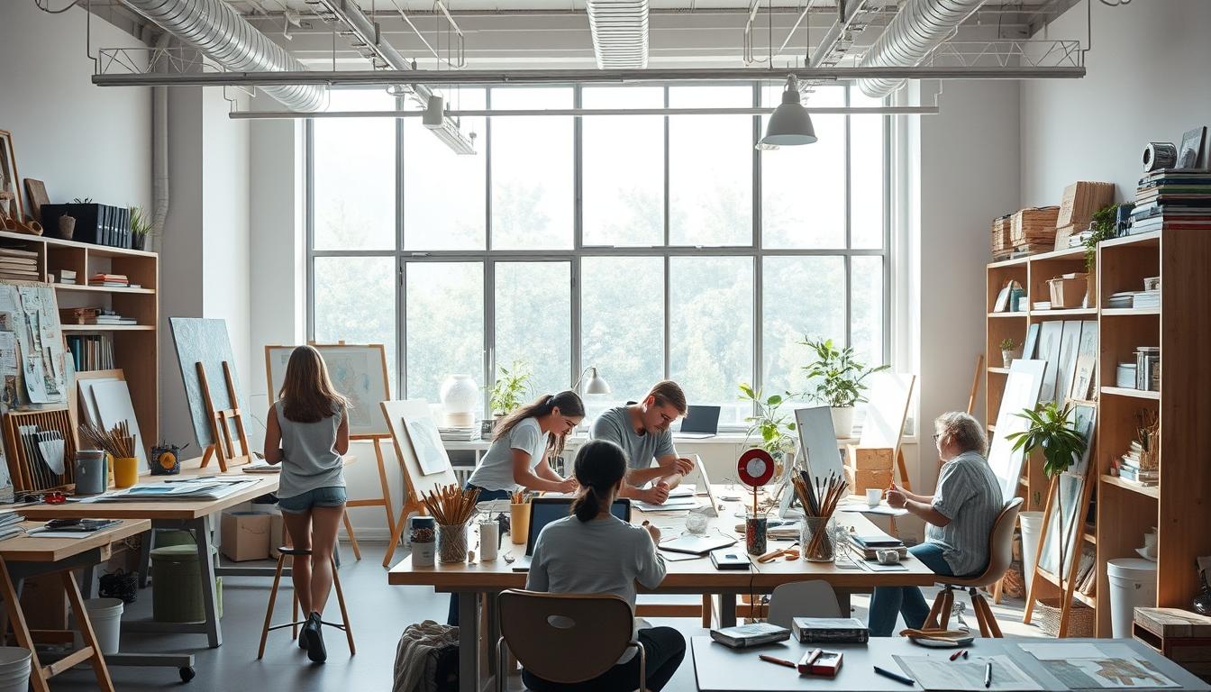 Organized study environment supporting productive learning