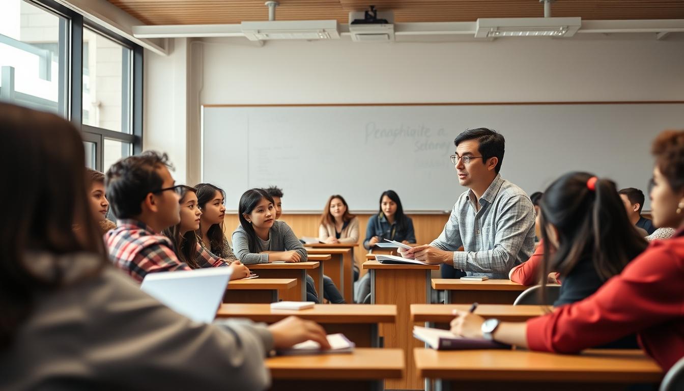Modern university campus for students